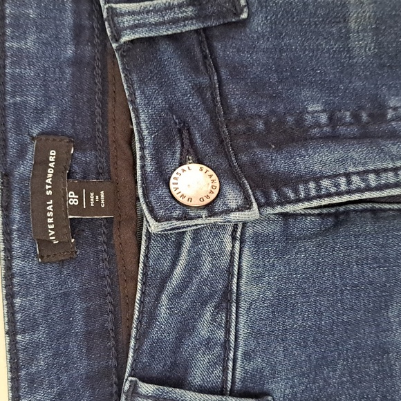 UNIVERSAL STANDARD Skinny jeans, dark blue wash, Size 8P - Picture 2 of 4